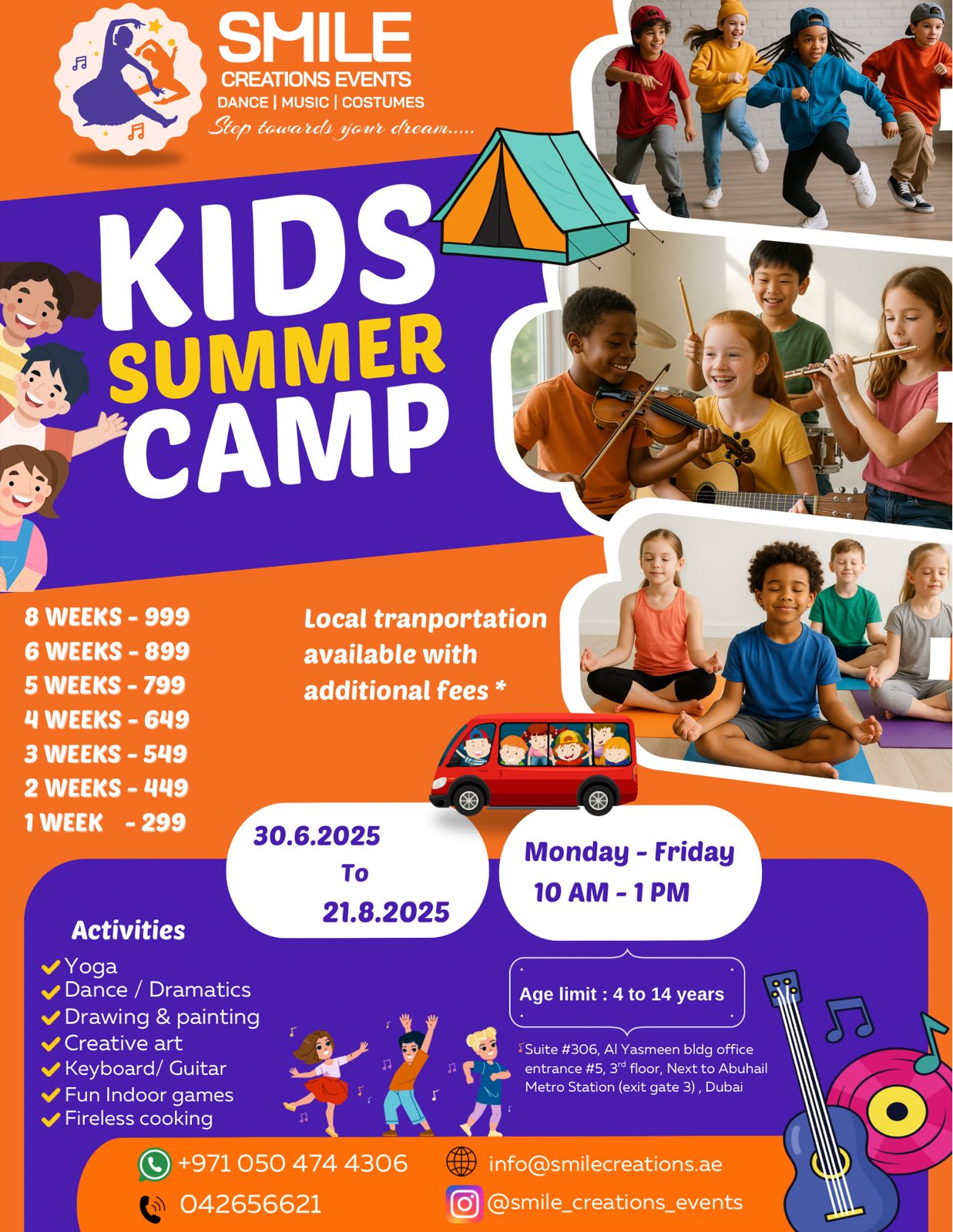Summer Camp 2025 - Smile Creations